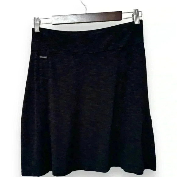Columbia Chaka Skirt Above Knee length Heather Grey A-line Soft Stretch Fabric - Picture 12 of 16